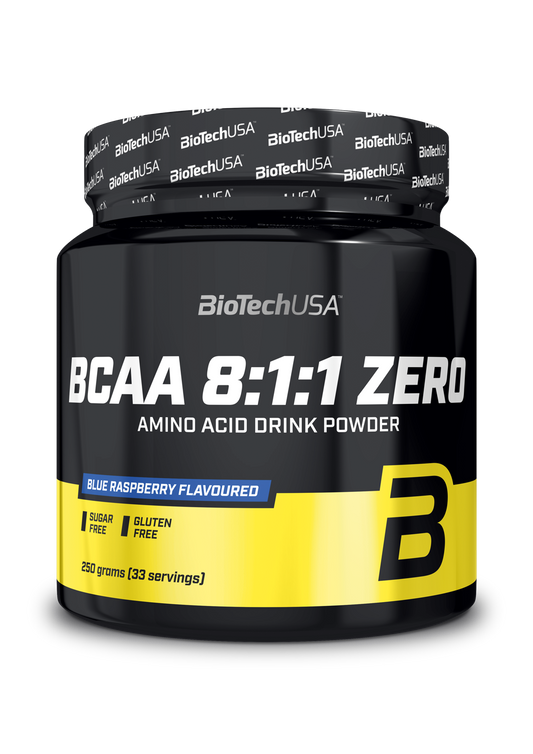 BCAA 8:1:1 Zero aminoácidos en polvo 250g en stock en Canarias BioTechUSA