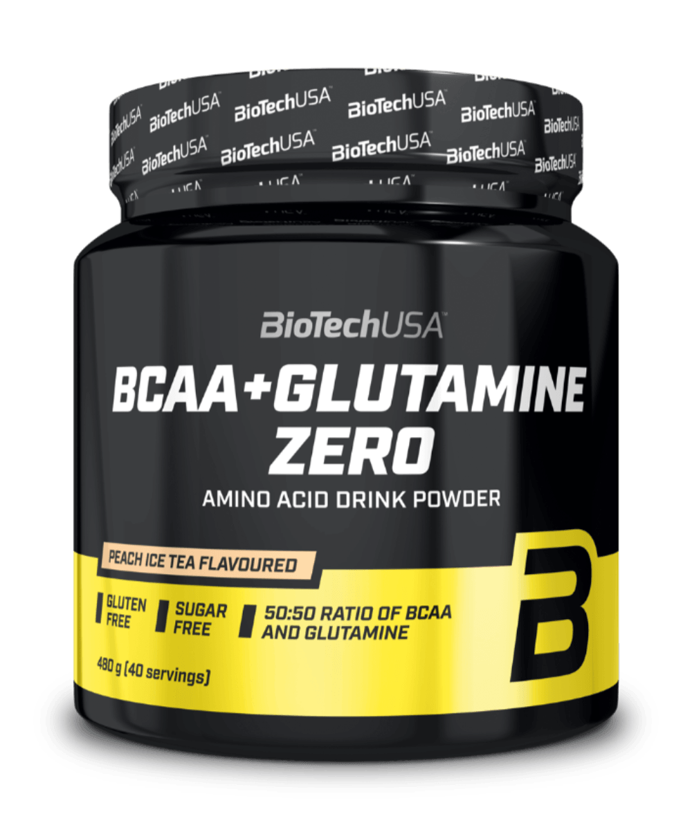 BCAA + Glutamine Zero bebida en polvo 480g en stock en Canarias - BioTechUSA.deportescanarias.es